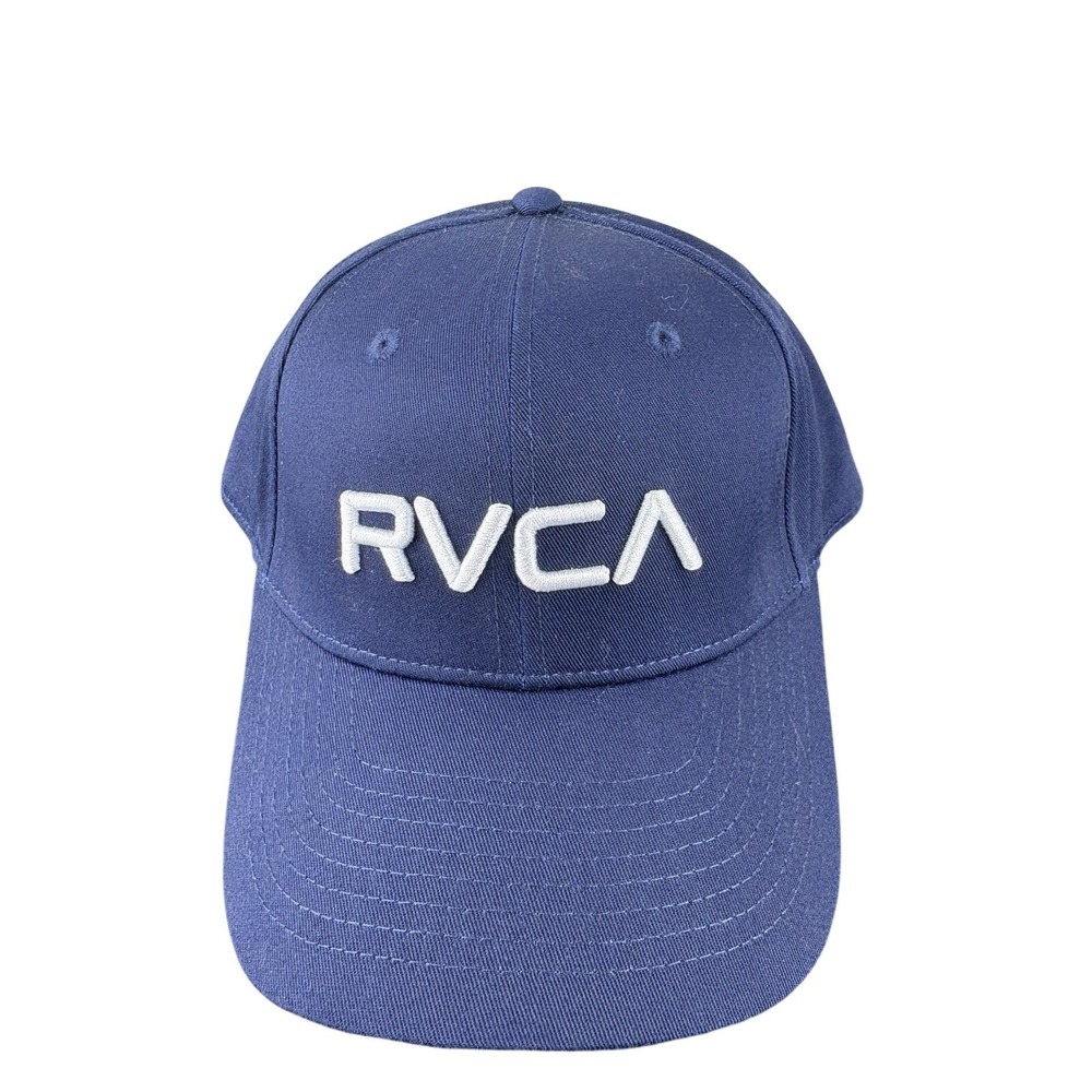 RVCA Hookie Snapback Hat One Size Navy Blue NWT
